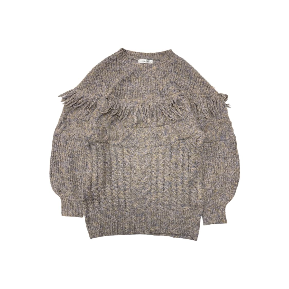 JPN fringe knit sweater 상품이미지1