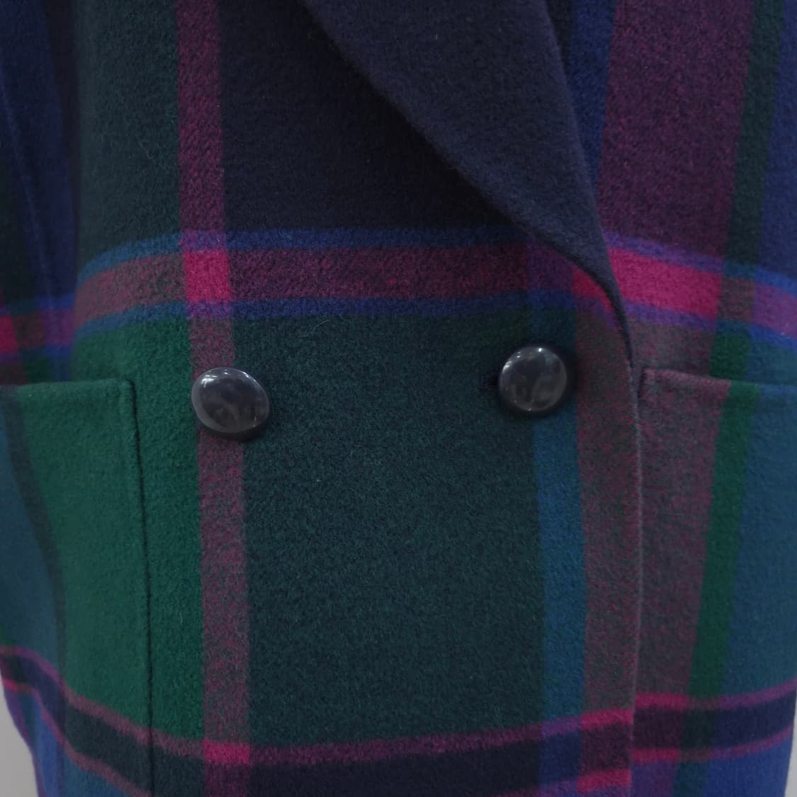 울90% 멀티 체크 하이퀄리티 코트 상품이미지5