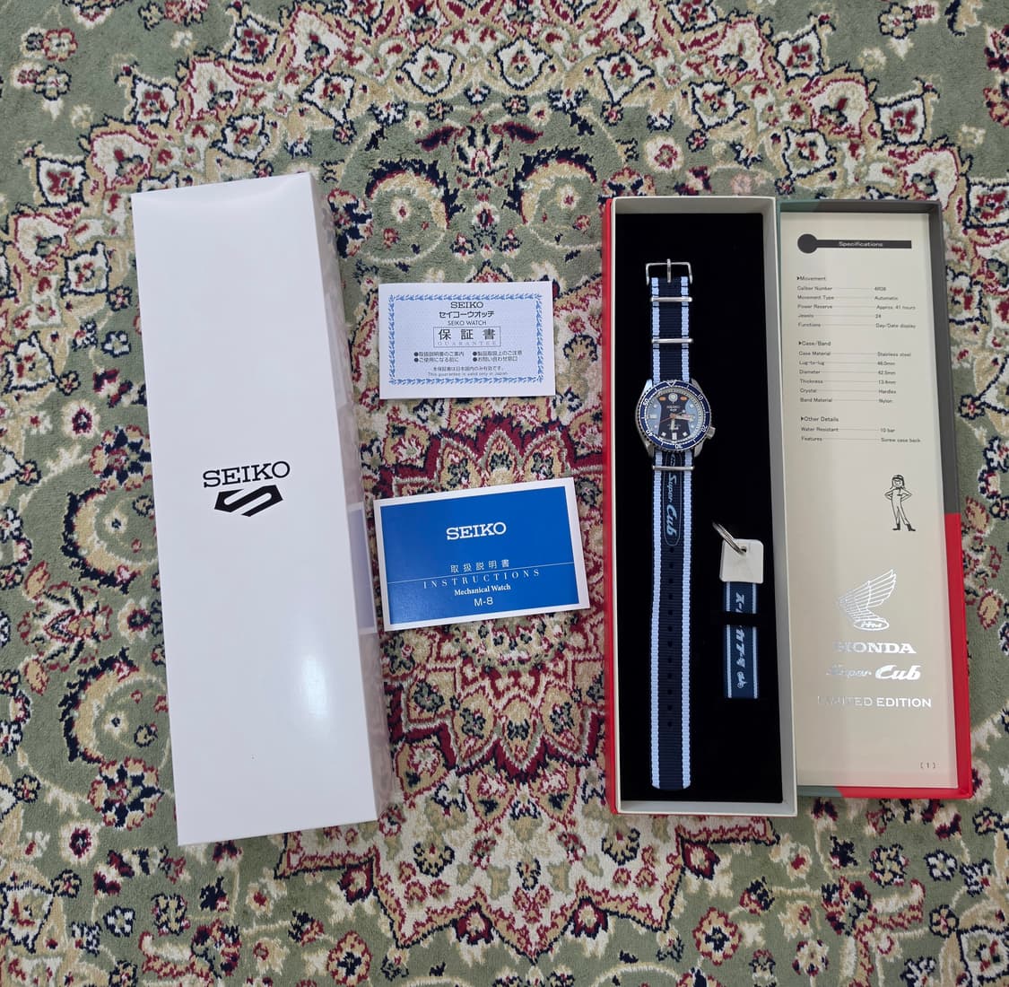 [최종할인] 세이코 혼다 슈퍼커브 4R36 리미티드 에디션 상품이미지1