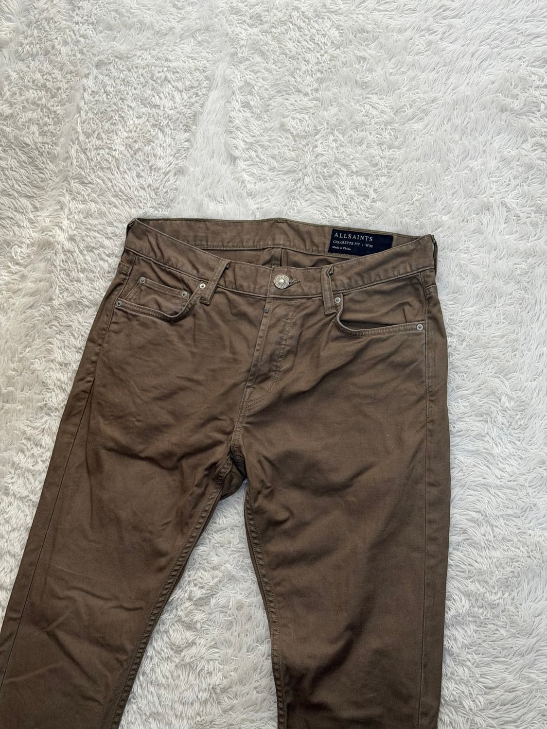 올세인츠 Cigarette 핏 남성 바지 W30 상품이미지4