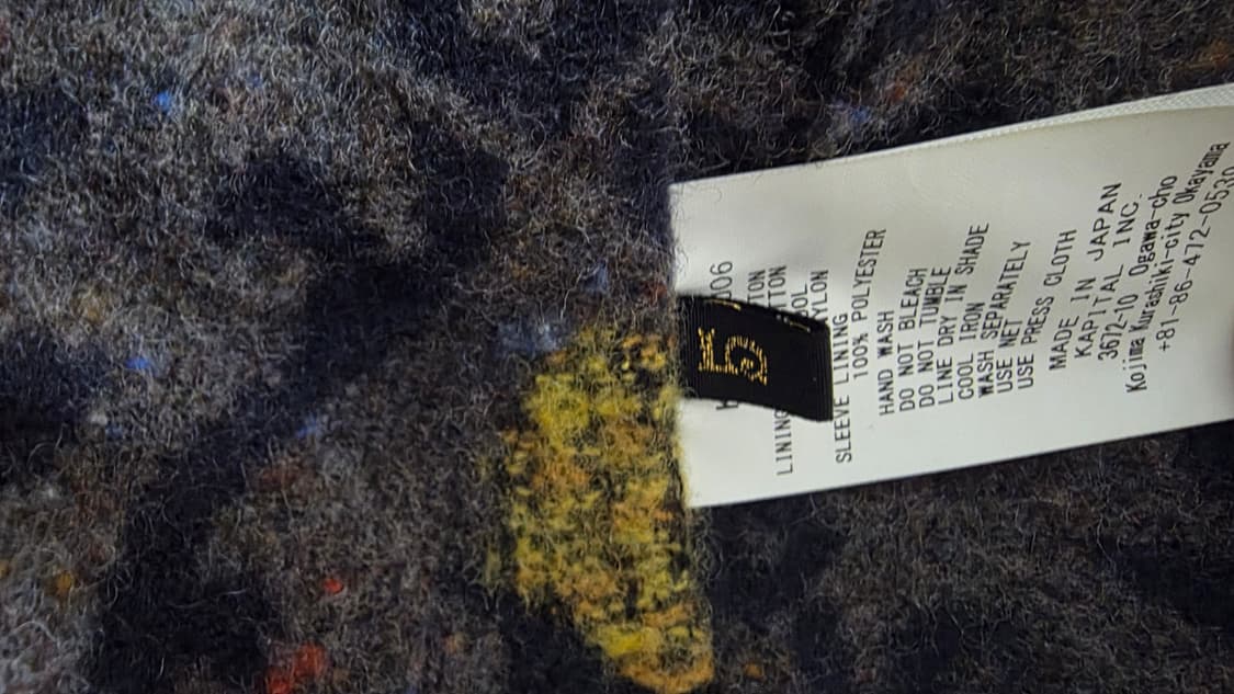 캐피탈 14온즈 블랙 X 블랙 데님 모토크로스 본 자켓 블랙 상품이미지3