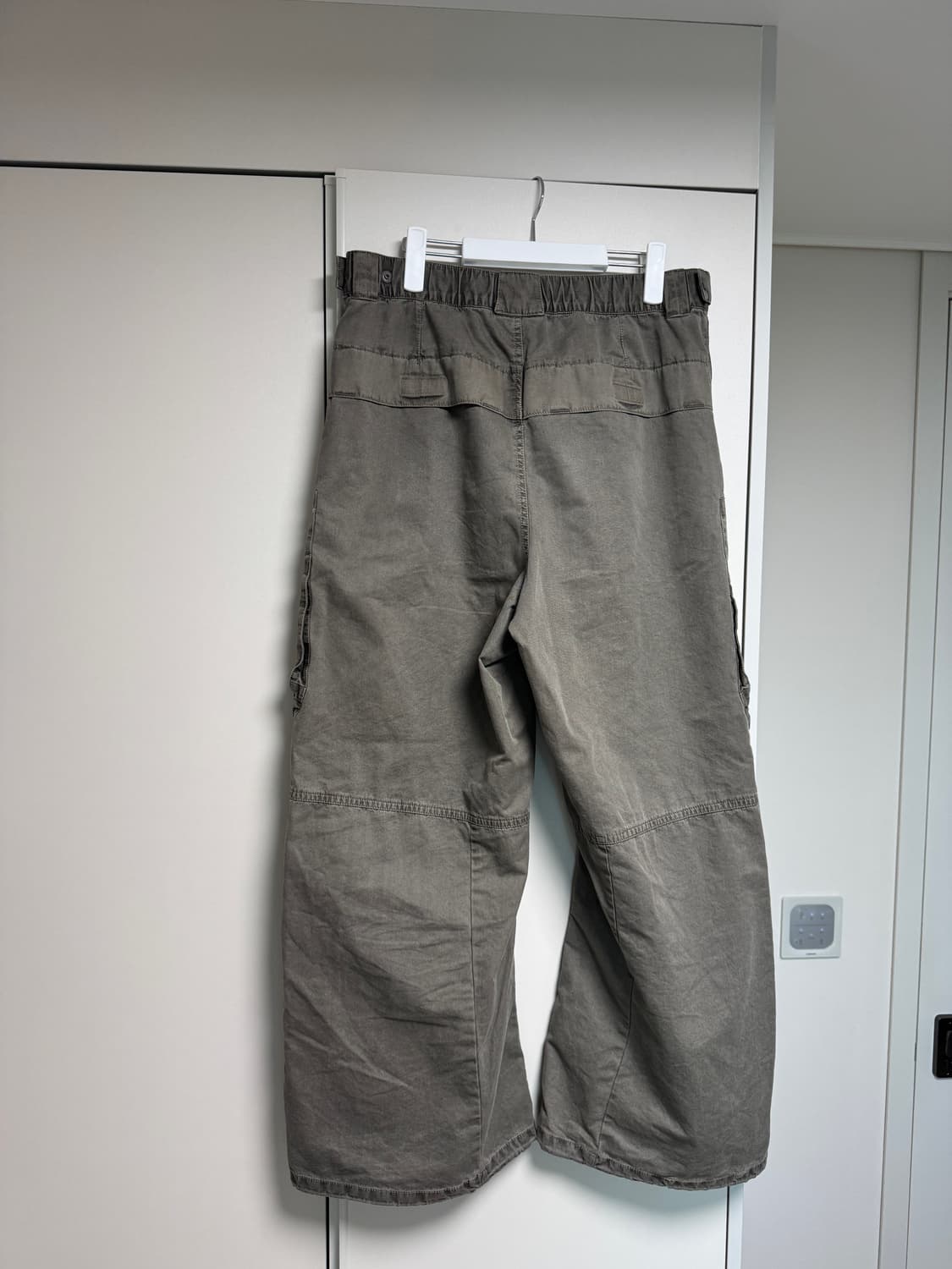 (3) 폴리테루 보더팬츠 베이지 상품이미지3