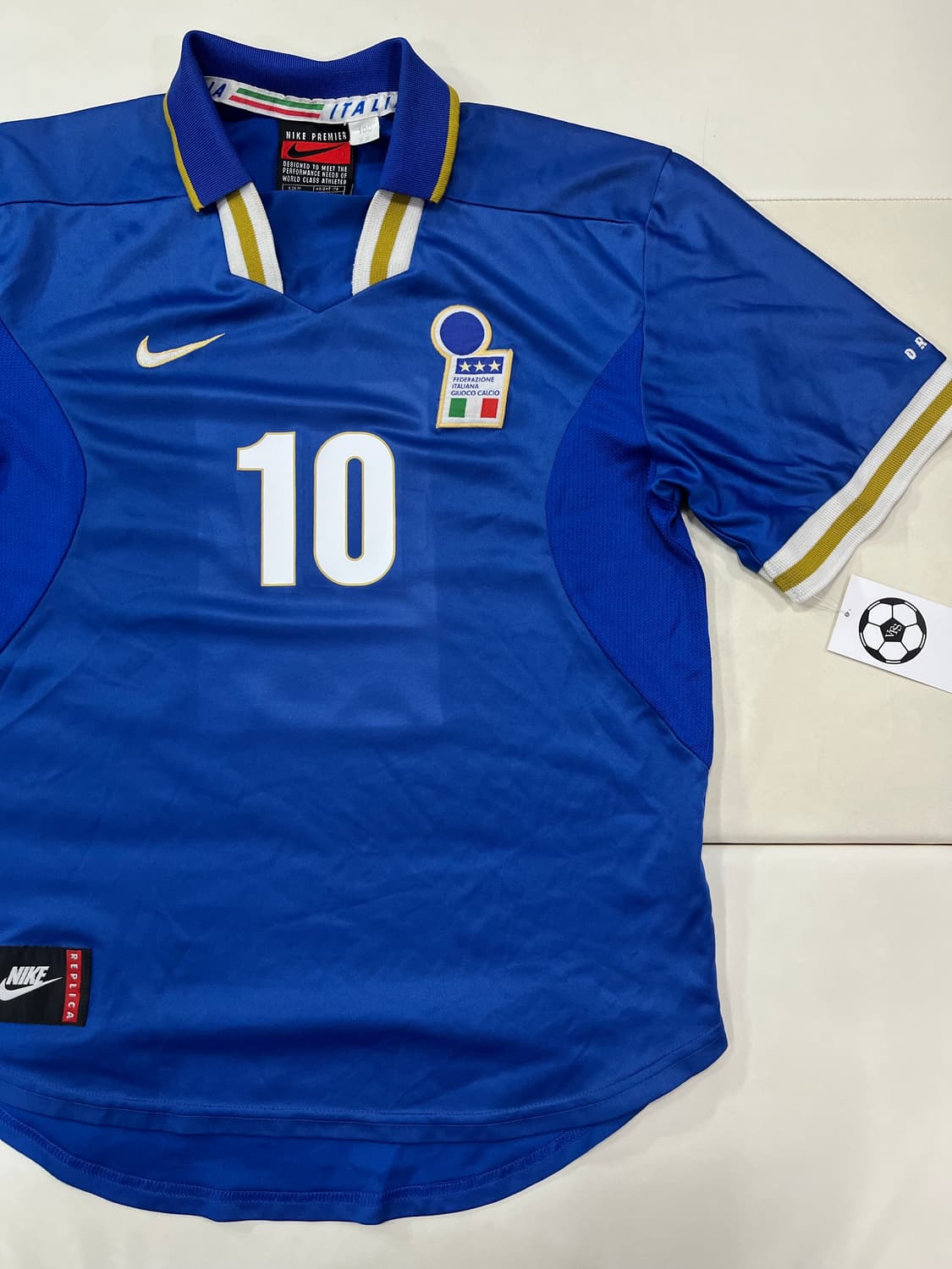 나이키 96-97 이탈리아 홈 로베르토 바조 상품이미지6