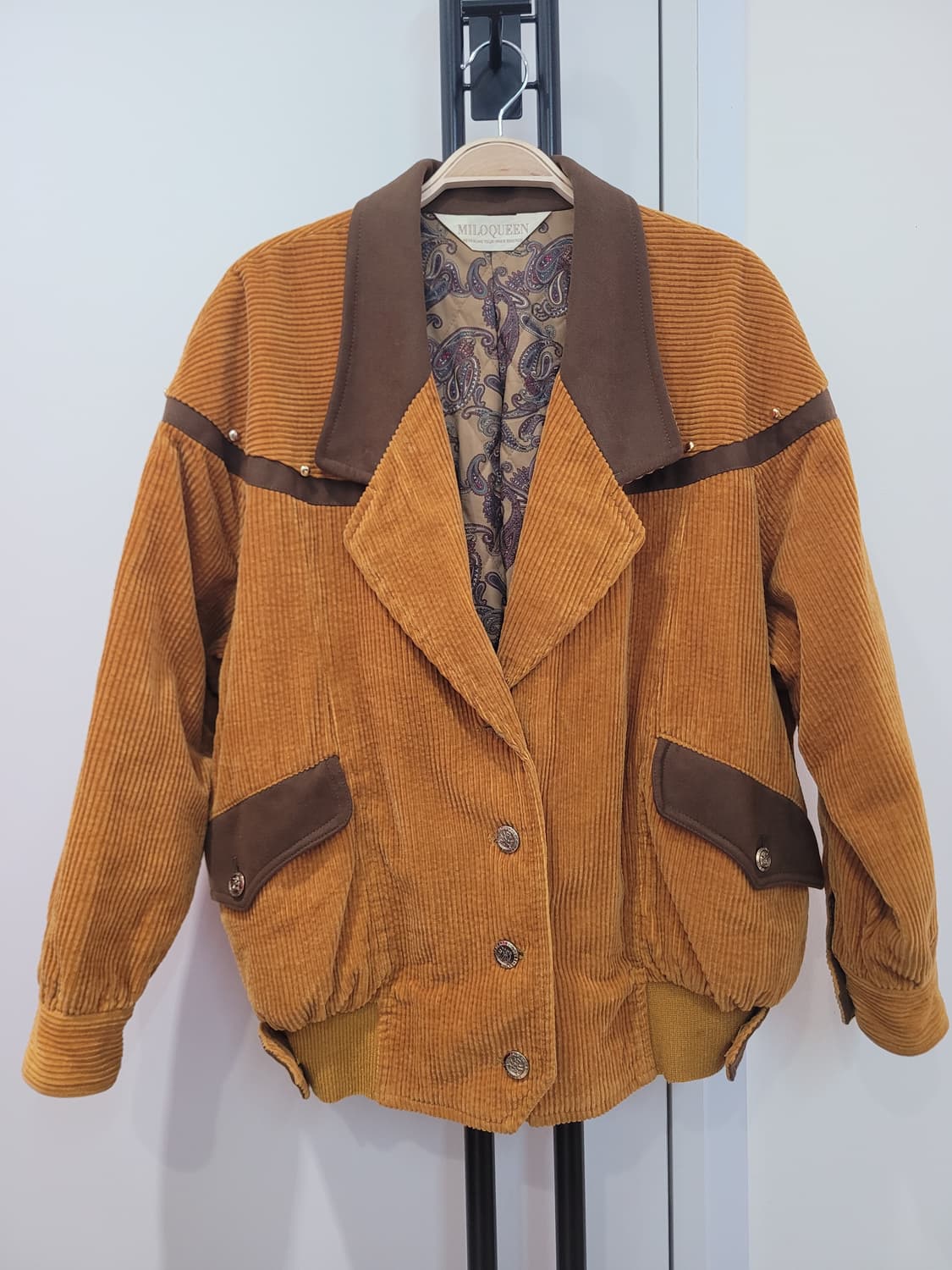 일본빈티지 JPN 코듀로이 빈티지 자켓 여성용 55~88 프리사이즈 상품이미지1