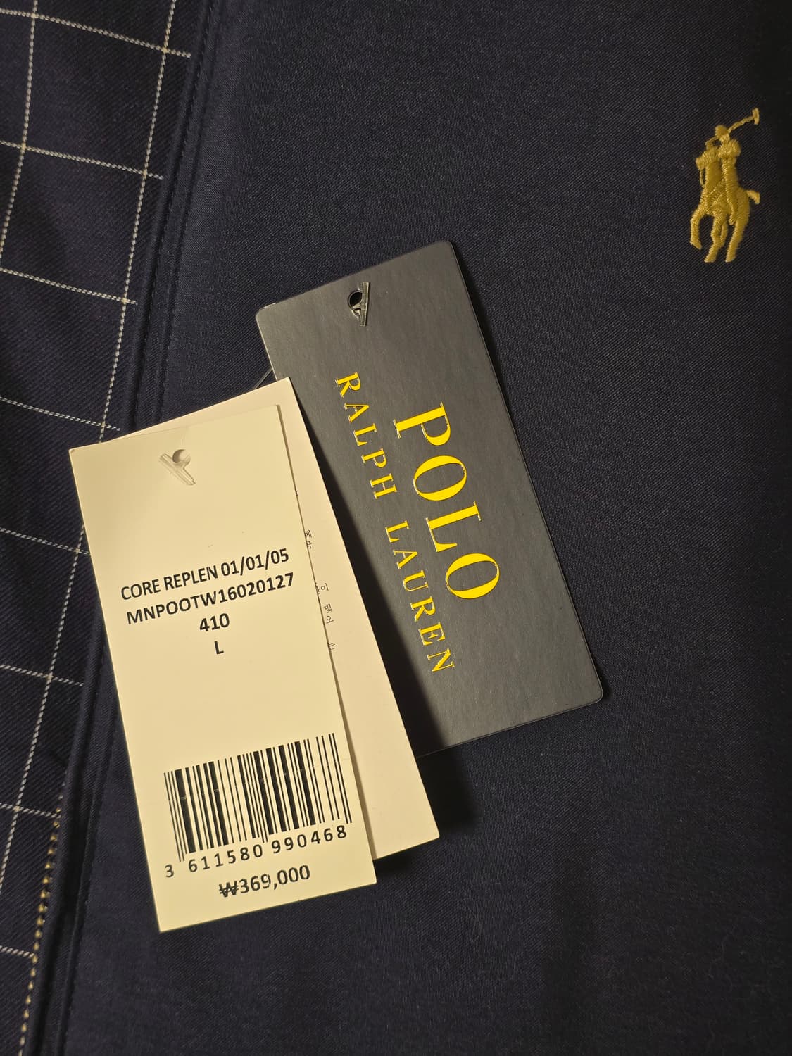 폴로 랄프로렌 바이스윙 자켓 네이비 L 새제품 상품이미지3