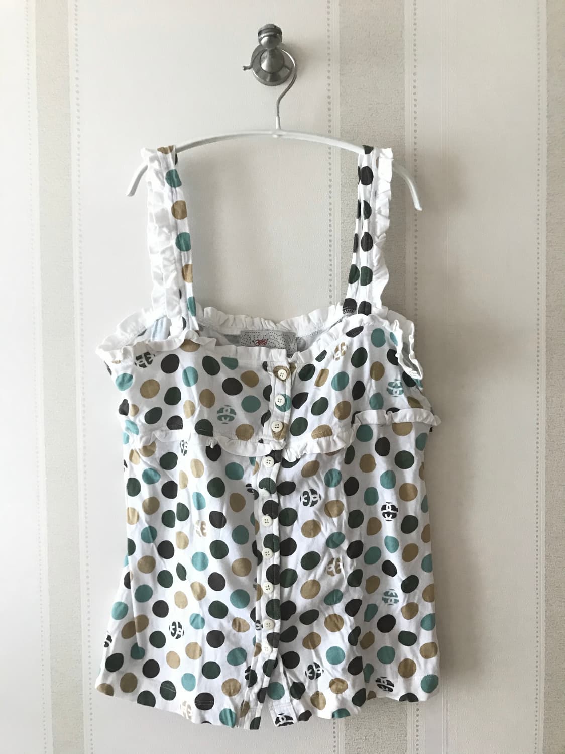 Stussy girls dot frill sleeveless 상품이미지1