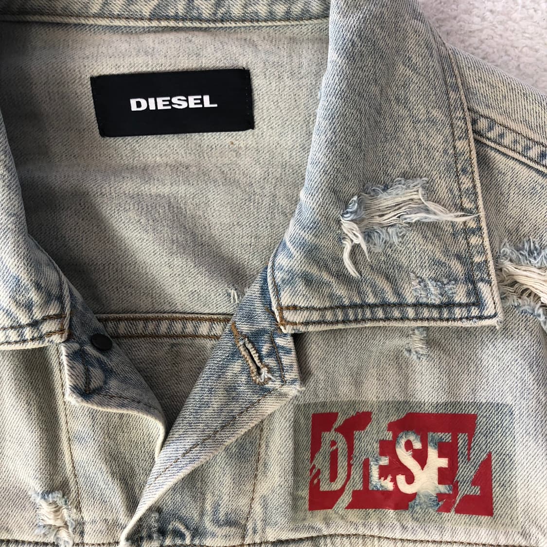 디젤 디스트로이드 데님자켓  상품이미지6