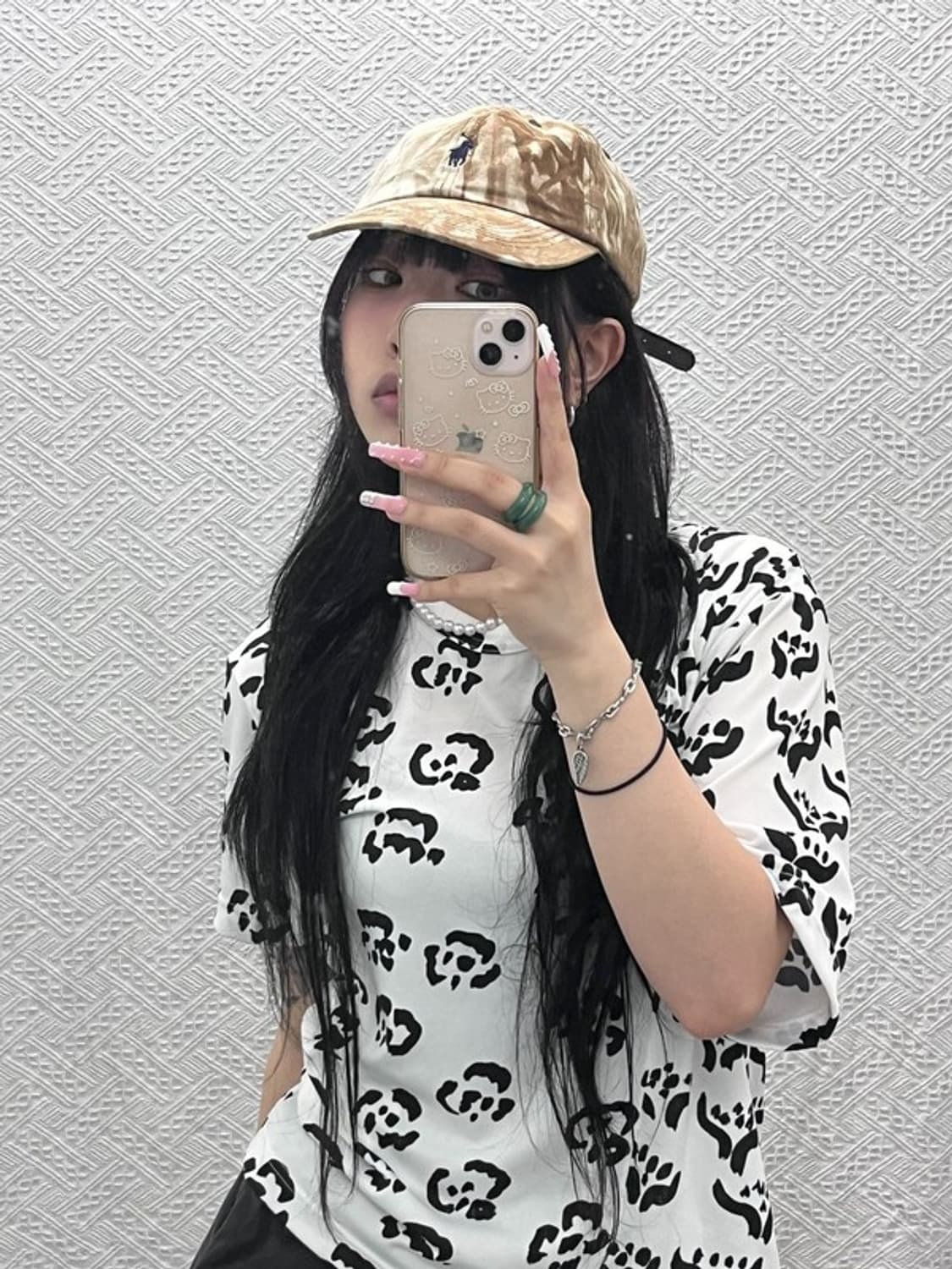 폴로 랄프로렌 빈티지 스트릿 펑크 타이다이 스냅 볼캡 C12405 상품이미지1