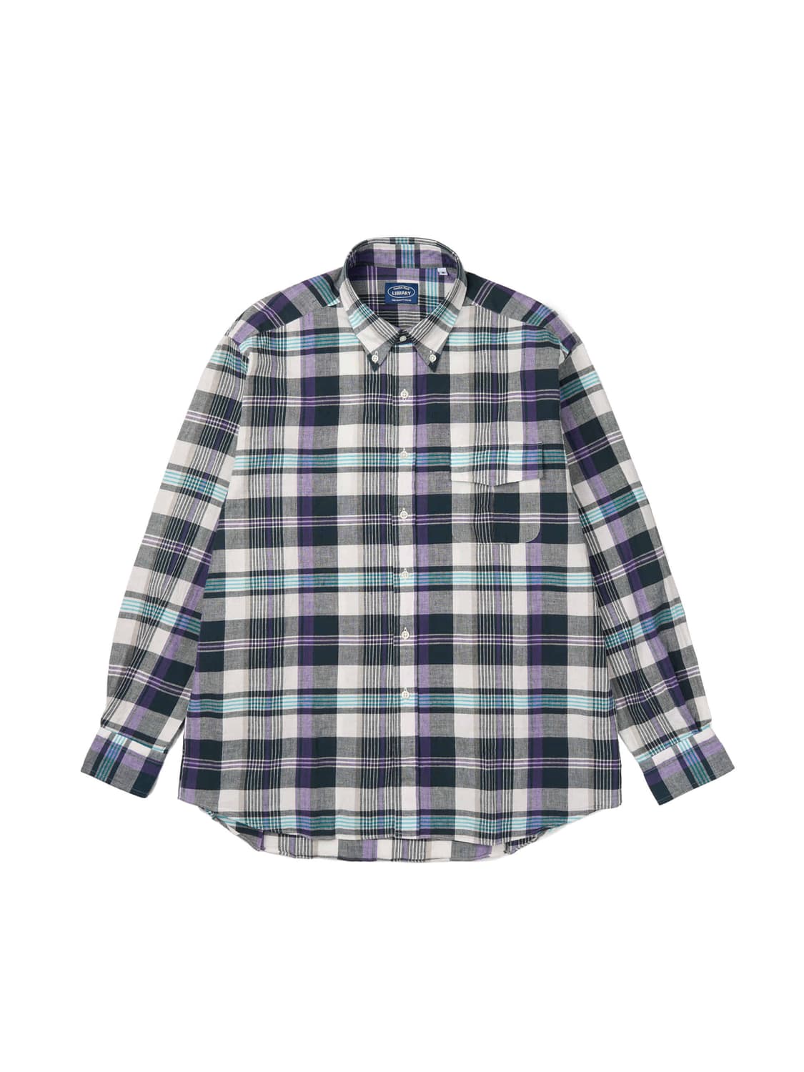 랜덤워크 라이브러리 마드라스 셔츠 라지사이즈 상품이미지2