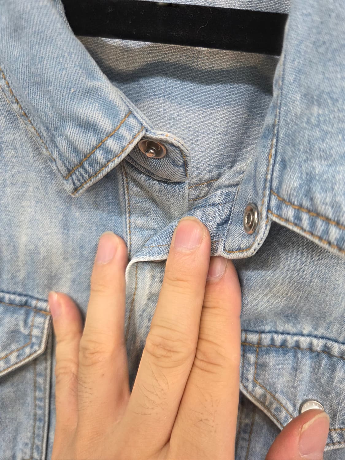 빈티지 카우보이 스컬프린팅 웨스턴 데님조끼 대략 m 상품이미지5
