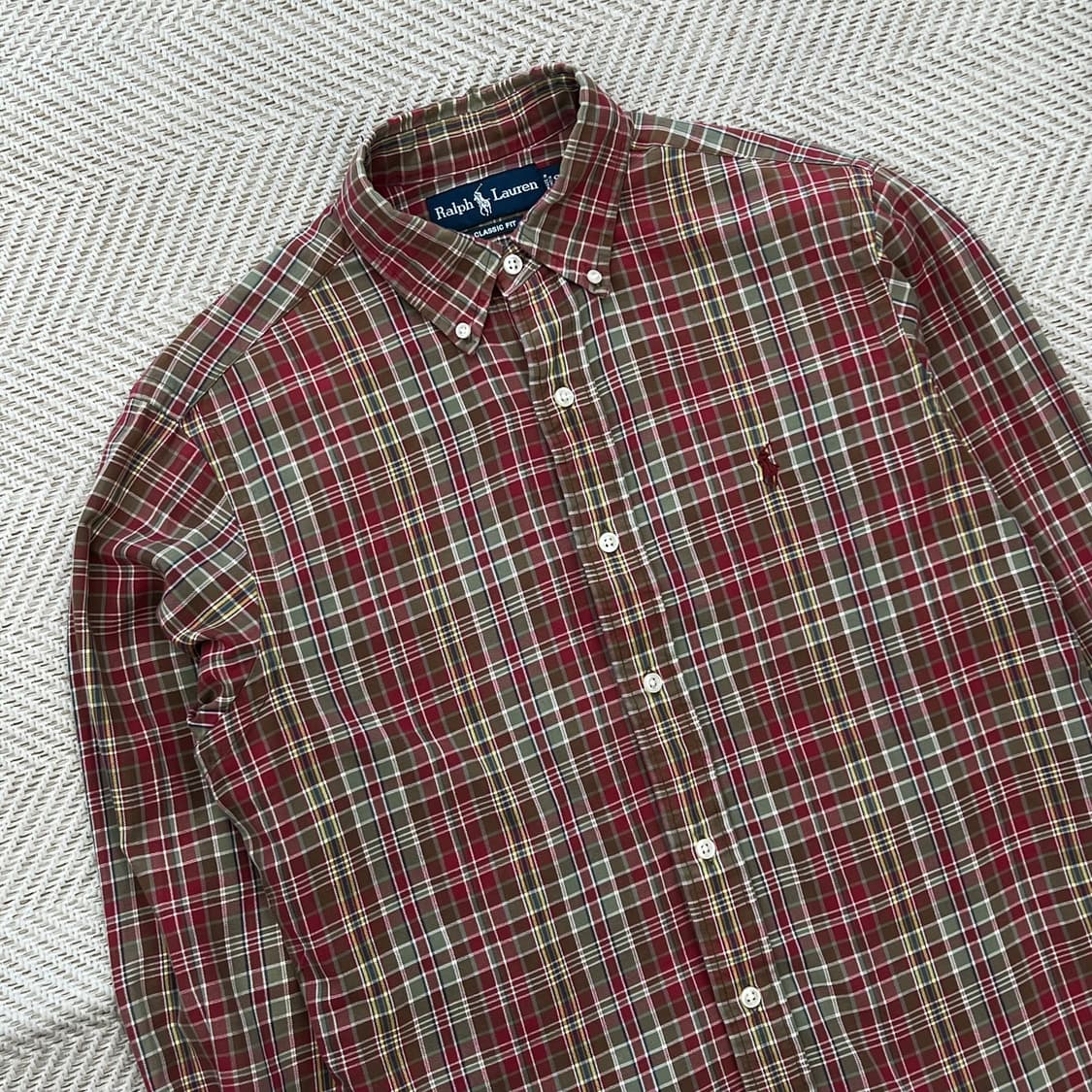 랄프로렌 클래식핏 체크셔츠 r2859 상품이미지3
