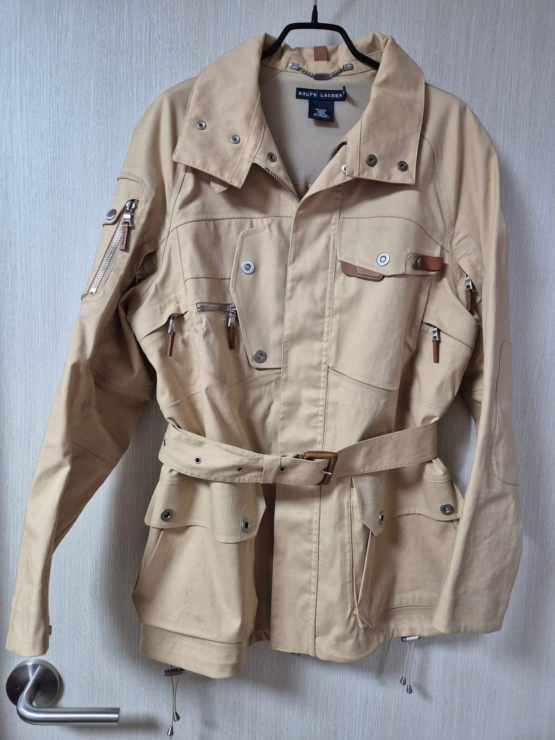 (정품) 폴로 랄프로렌 벨티드 사파리 자켓 방수 자켓 M 상품이미지1