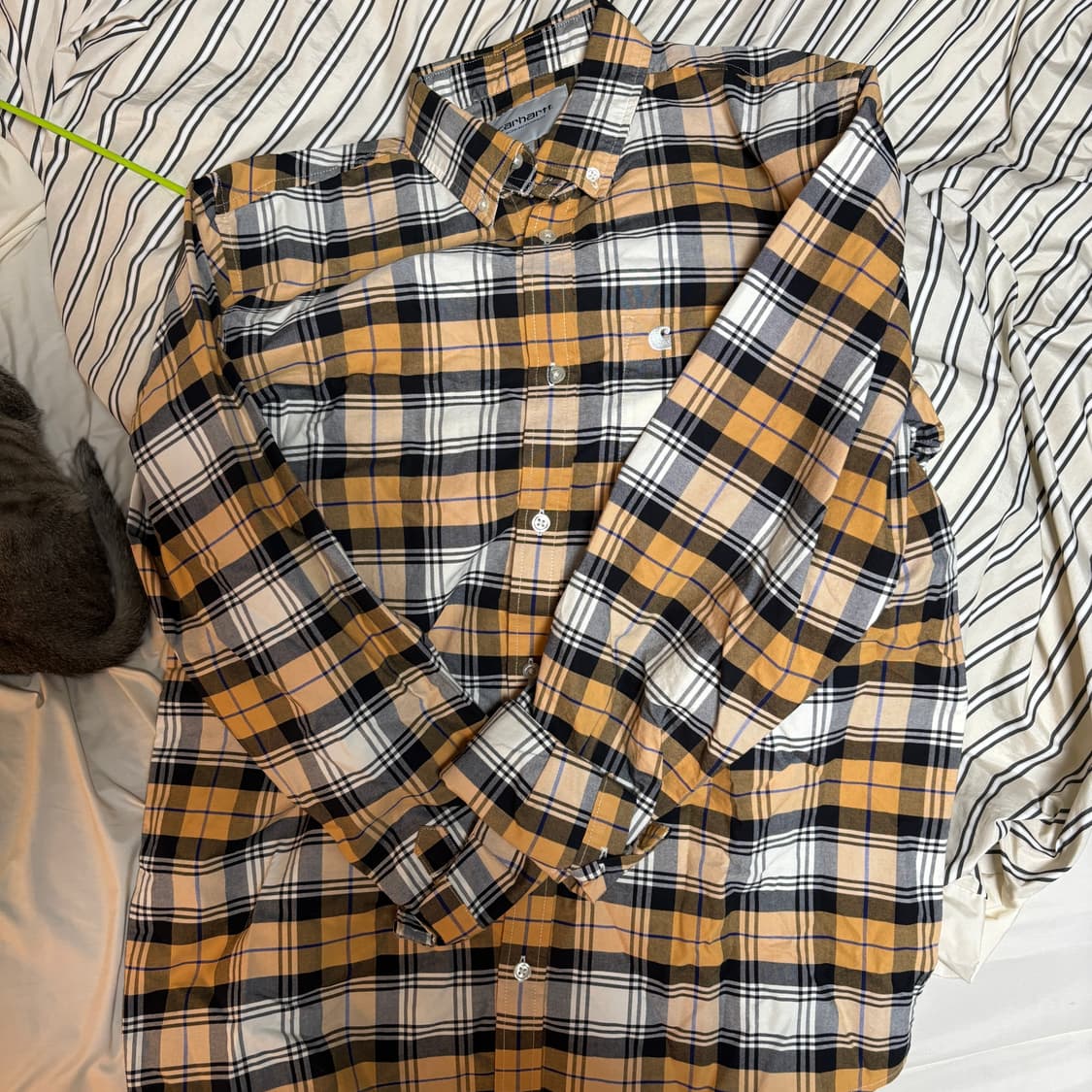 칼하트 체크 셔츠 M 상품이미지3