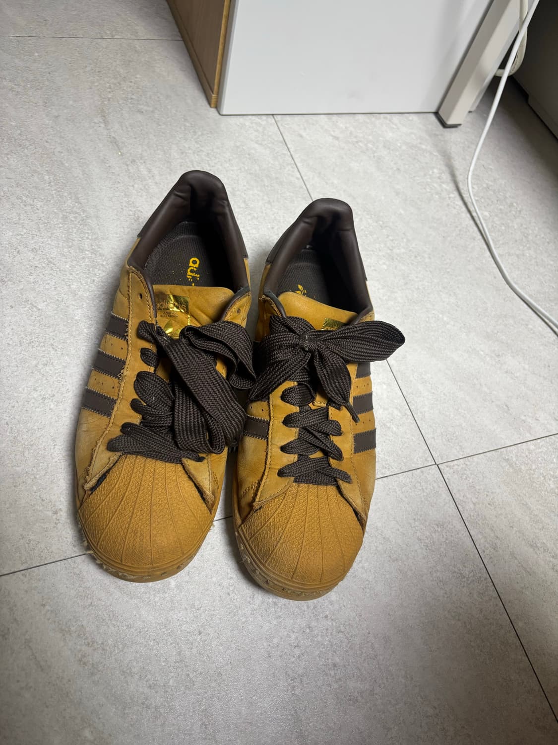 아디다스 슈퍼스타 메사 다크브라운 스니커즈 상품이미지3