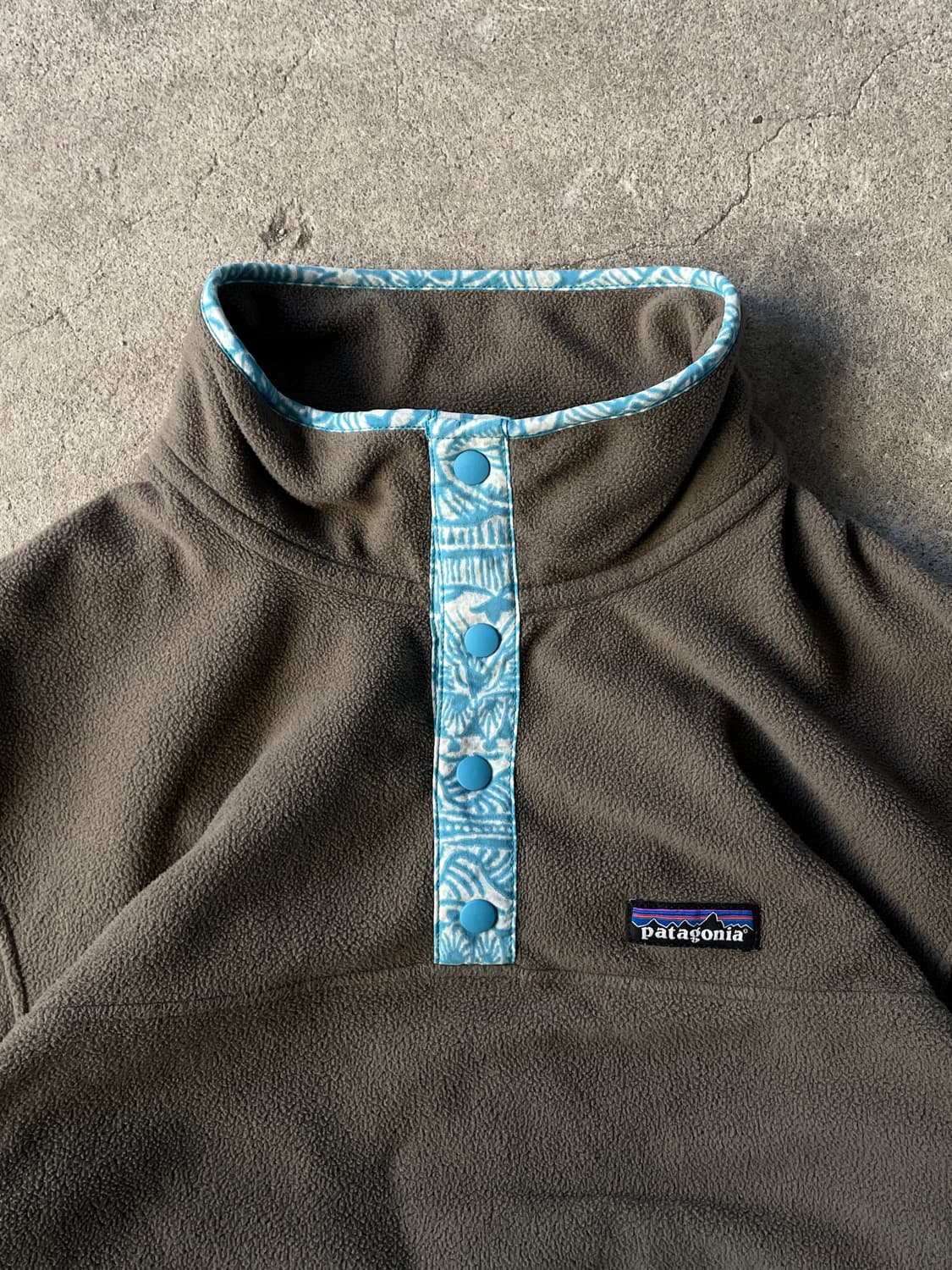 Patagonia Micro D Brown&Sky Blue Fleece  상품이미지6