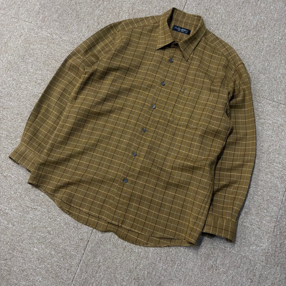  YSL 입생로랑 체크셔츠 상품이미지1