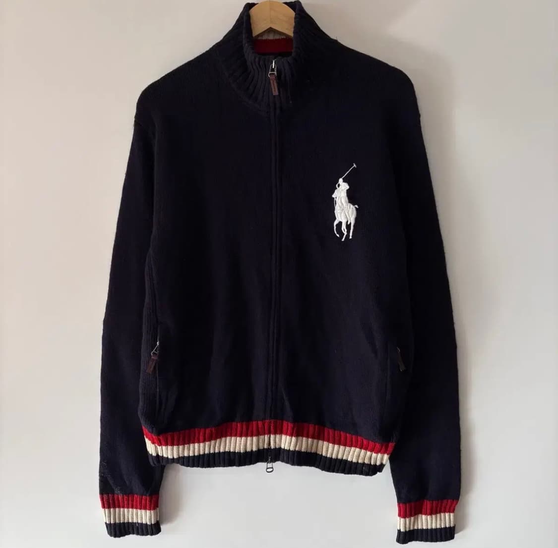 폴로 빅포니 니트 집업 상품이미지1