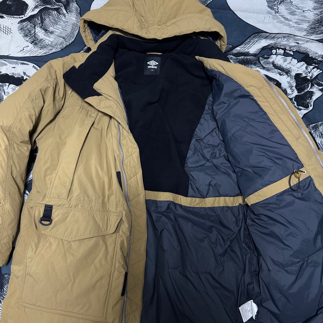 엄브로 스키파카 구스다운  롱패딩 100 L사이즈 상품이미지4