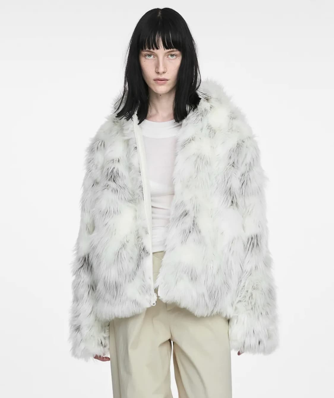 나체 리버시블 퍼자켓 REVERSIBLE HOODIE FUR JACKET 상품이미지1