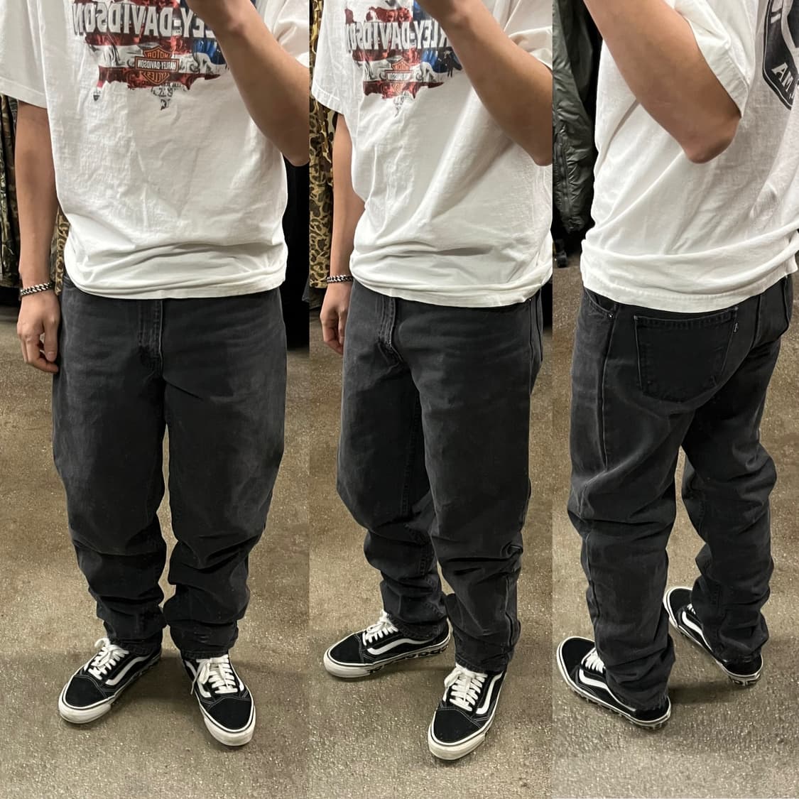 90s USA 리바이스550 블랙진 (31“) 상품이미지6