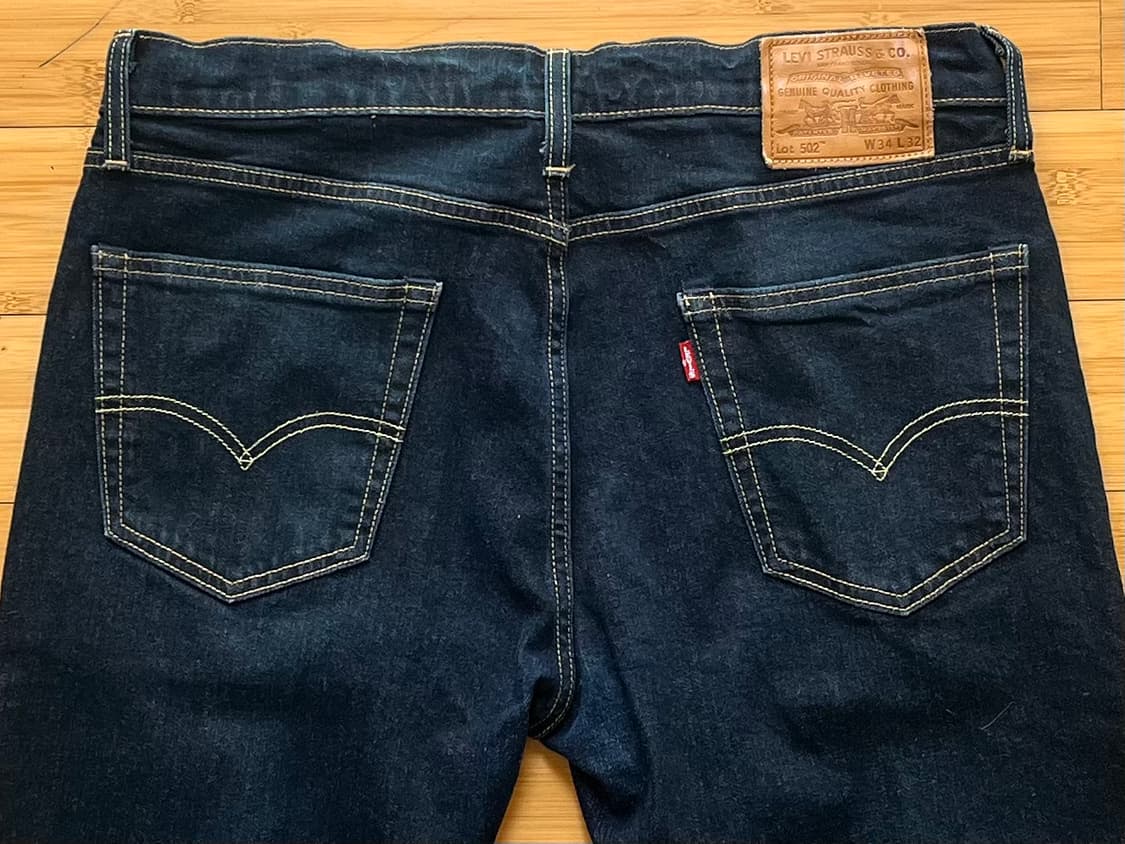 리바이스 502 빅E 데님팬츠 W34 L32 상품이미지4