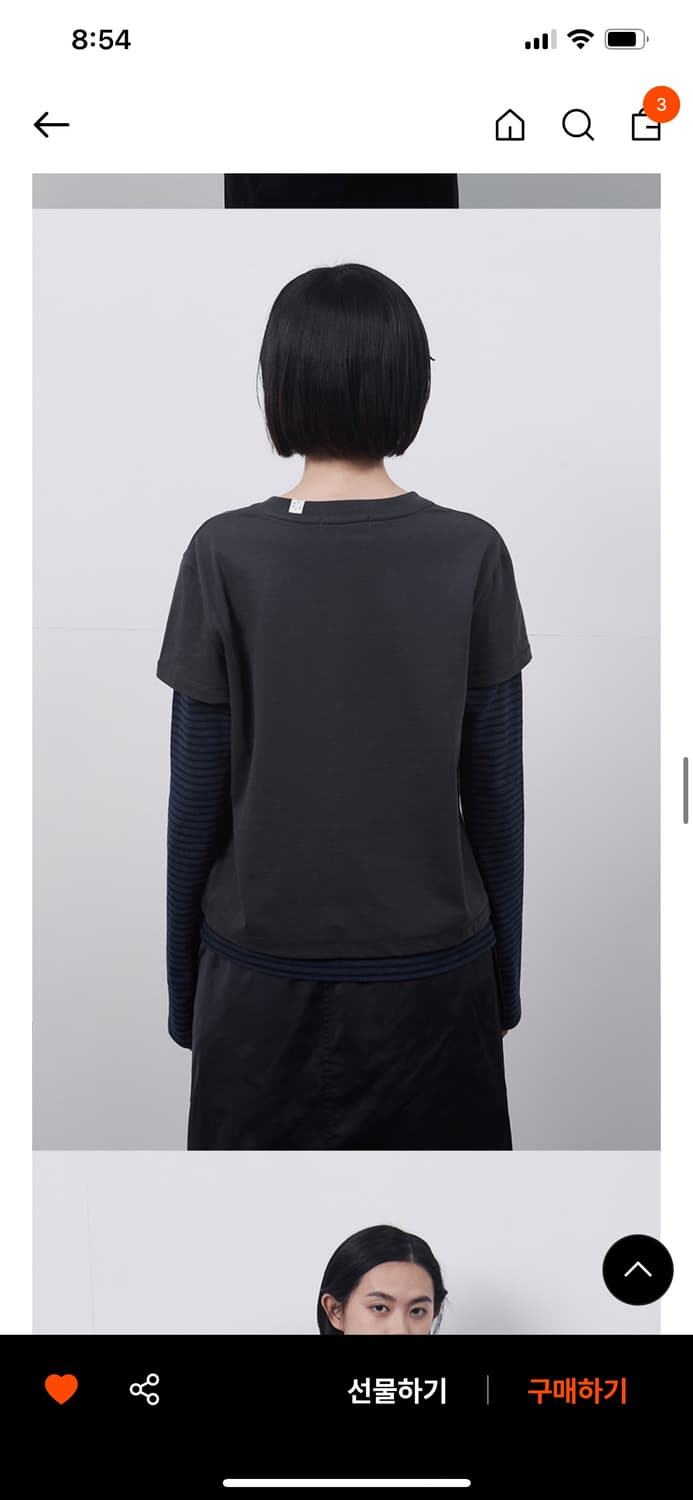 오헤시오 레이어드 스트라이프 티셔츠 상품이미지6