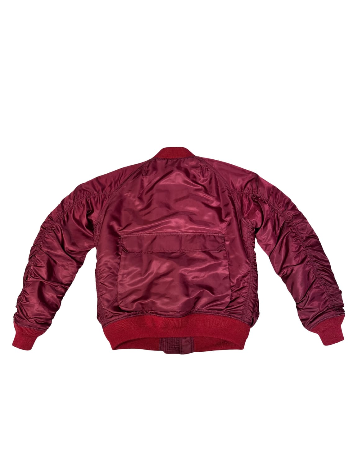 BAL ORIGINAL 마원 ma-1 유틸리티 항공점퍼 ma1 버건디 L 상품이미지9