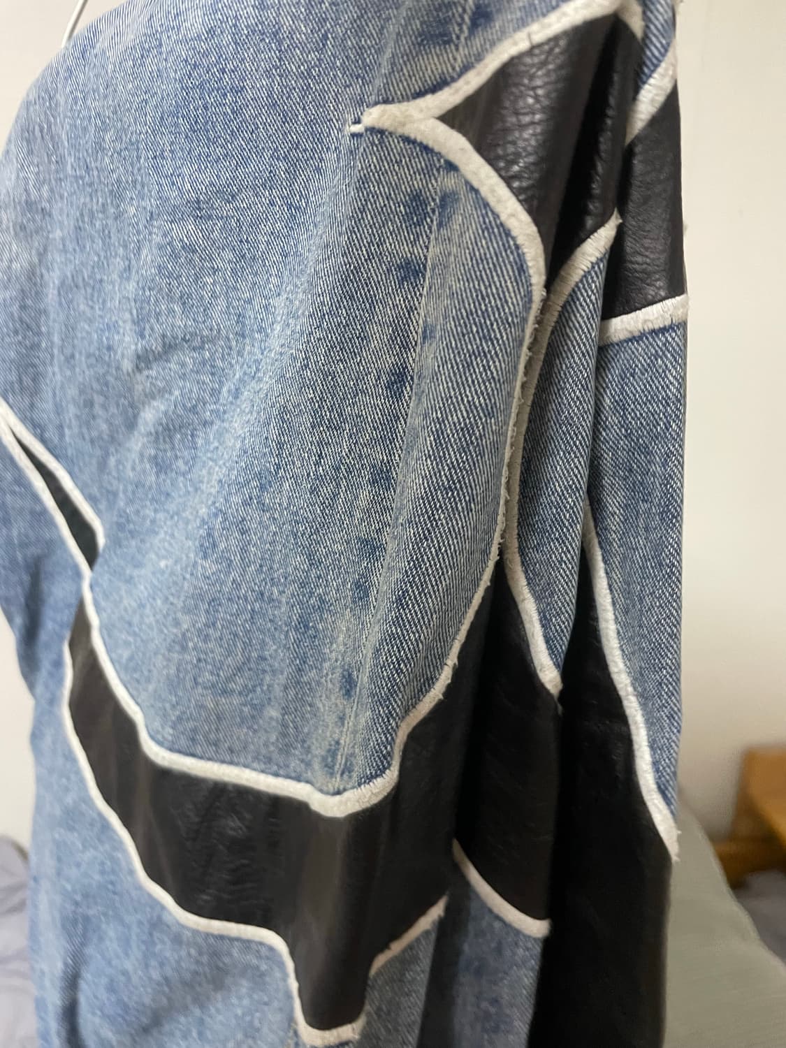 떠그 클럽 TC 레더 워싱 데님 팬츠 블루 블랙 L 상품이미지2