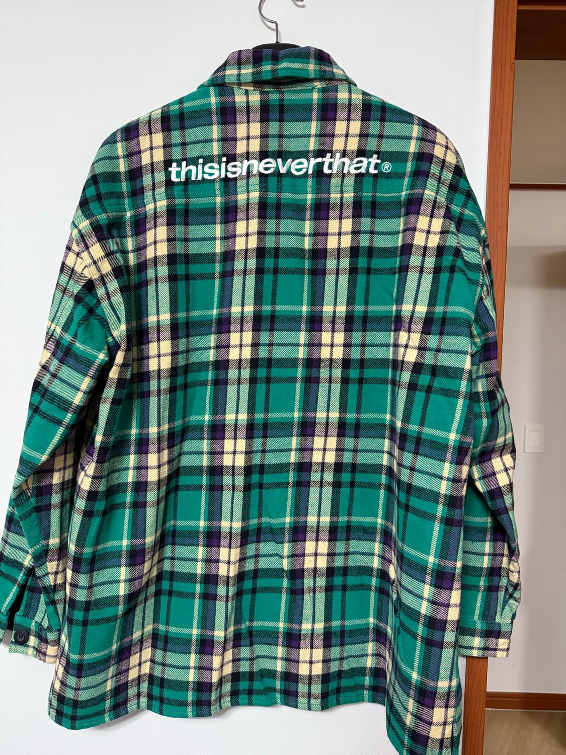 디스이즈 네버댓 체크 셔켓 상품이미지2