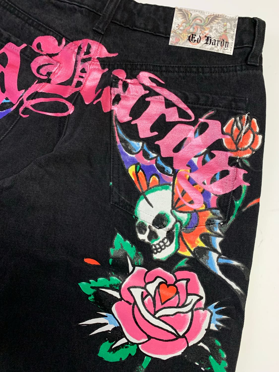 [새제품] 에드하디 블랙 데님 와이드 팬츠 상품이미지7