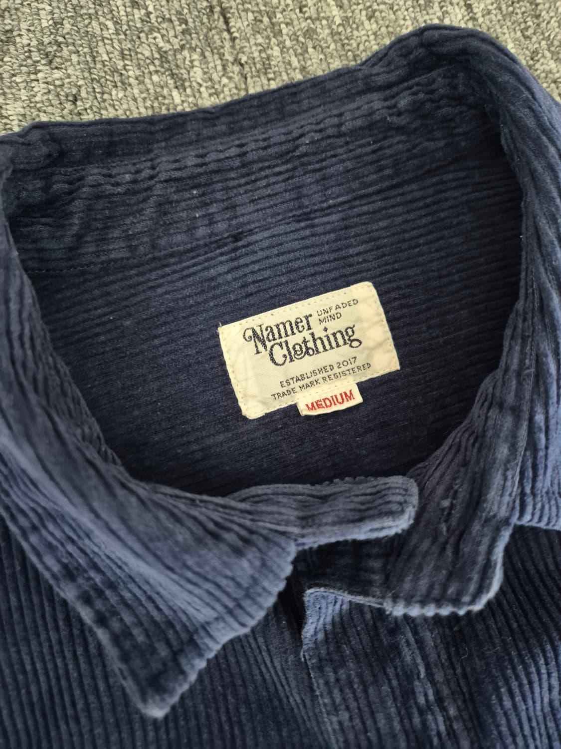 네이머클로딩 코듀로이 셔츠 상품이미지3