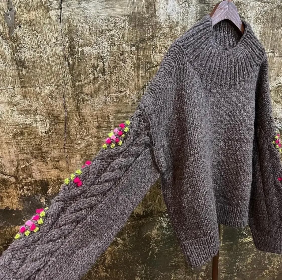 빈티지 헤비울 스웨터 상품이미지4