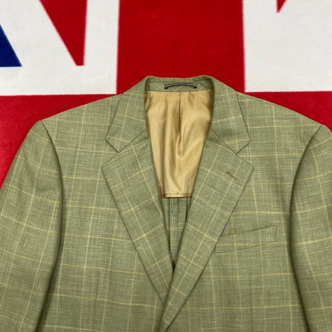 YSL 체크 블레이져 실측 105 상품이미지2