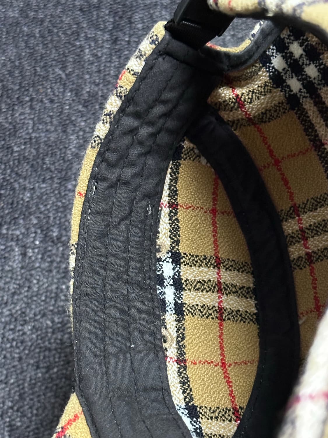 Supreme 2001s 버버리 노바체크 울 캠프캡 초레어 상품이미지10