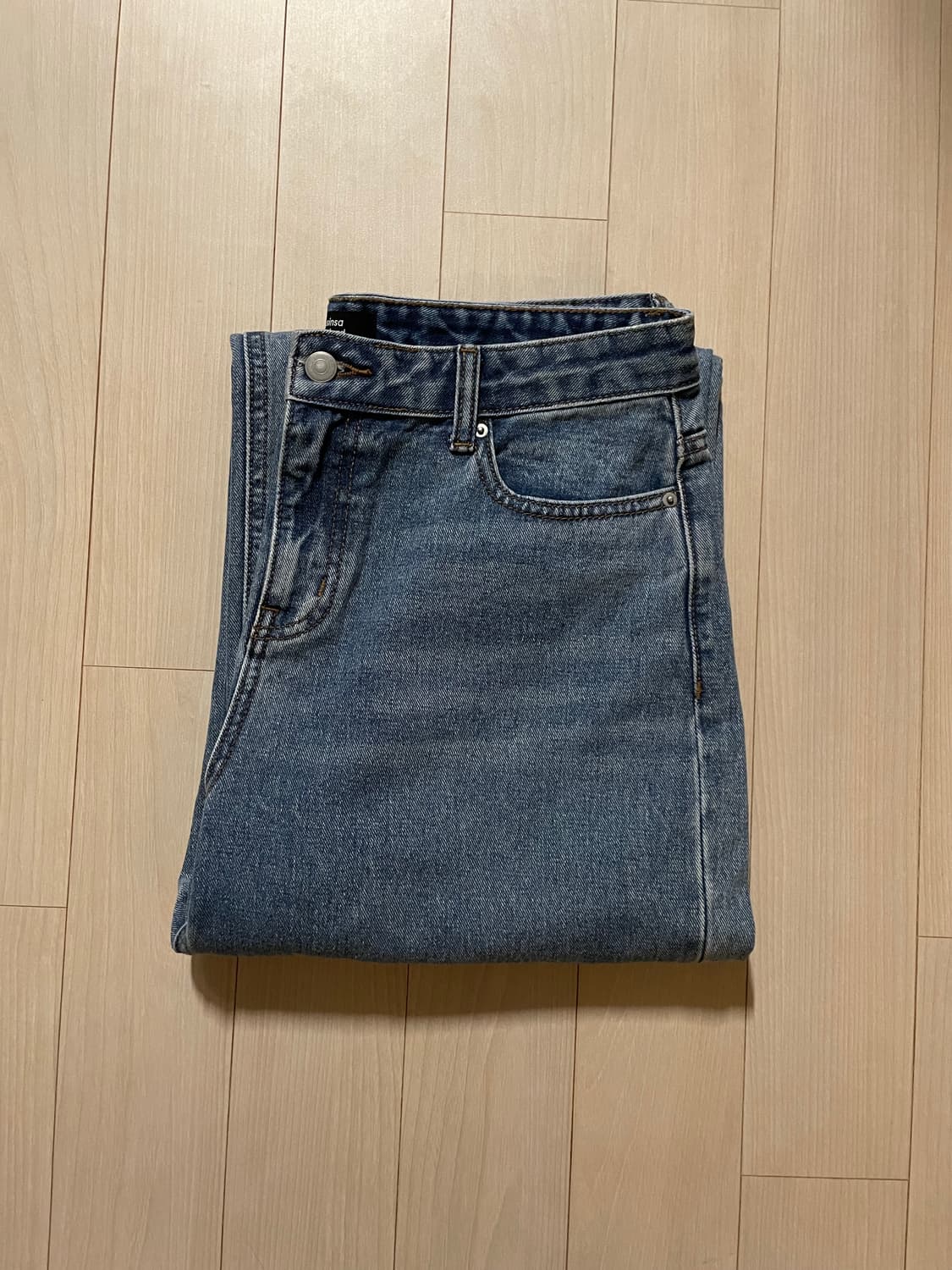 무신사 스탠다드 청바지 우먼즈 로 라이즈 와이드 데님 팬츠 상품이미지3