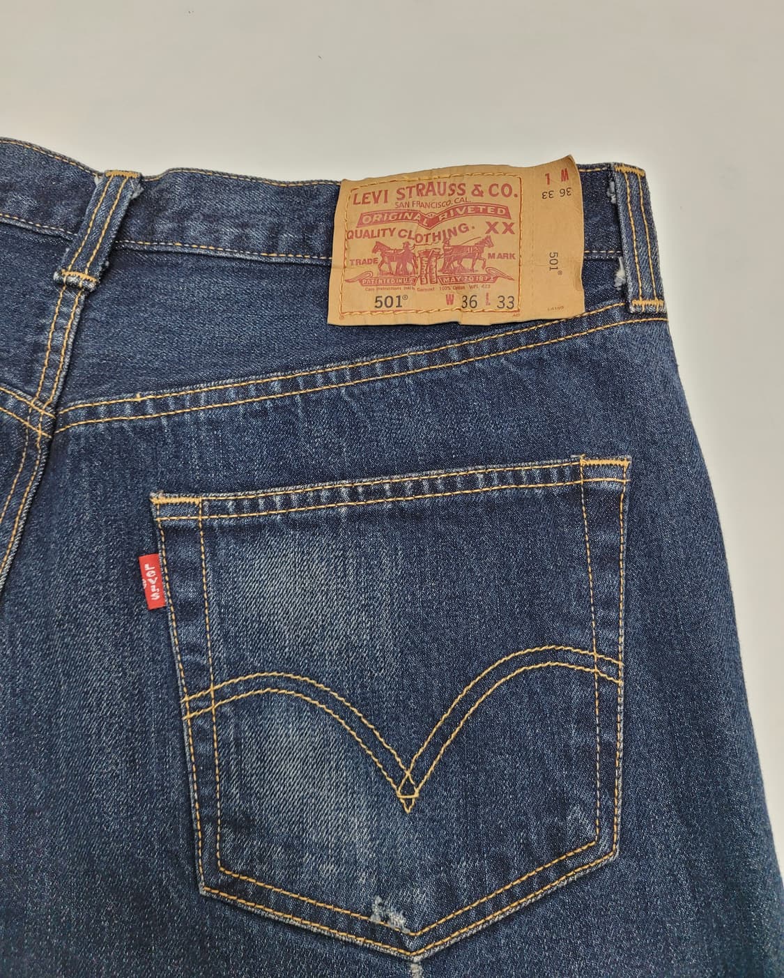 LEVI'S 리바이스 501 클레식 데님 청바지 / 남 36
 상품이미지6