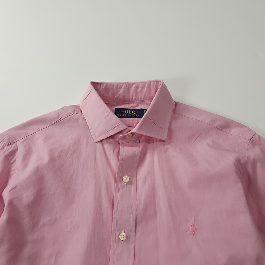 CK273 S 폴로 스프레드칼라 핑크 셔츠 남방 상품이미지2