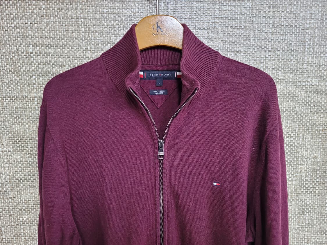 XL 105사이즈 타미힐피거 집업 니트 상품이미지2