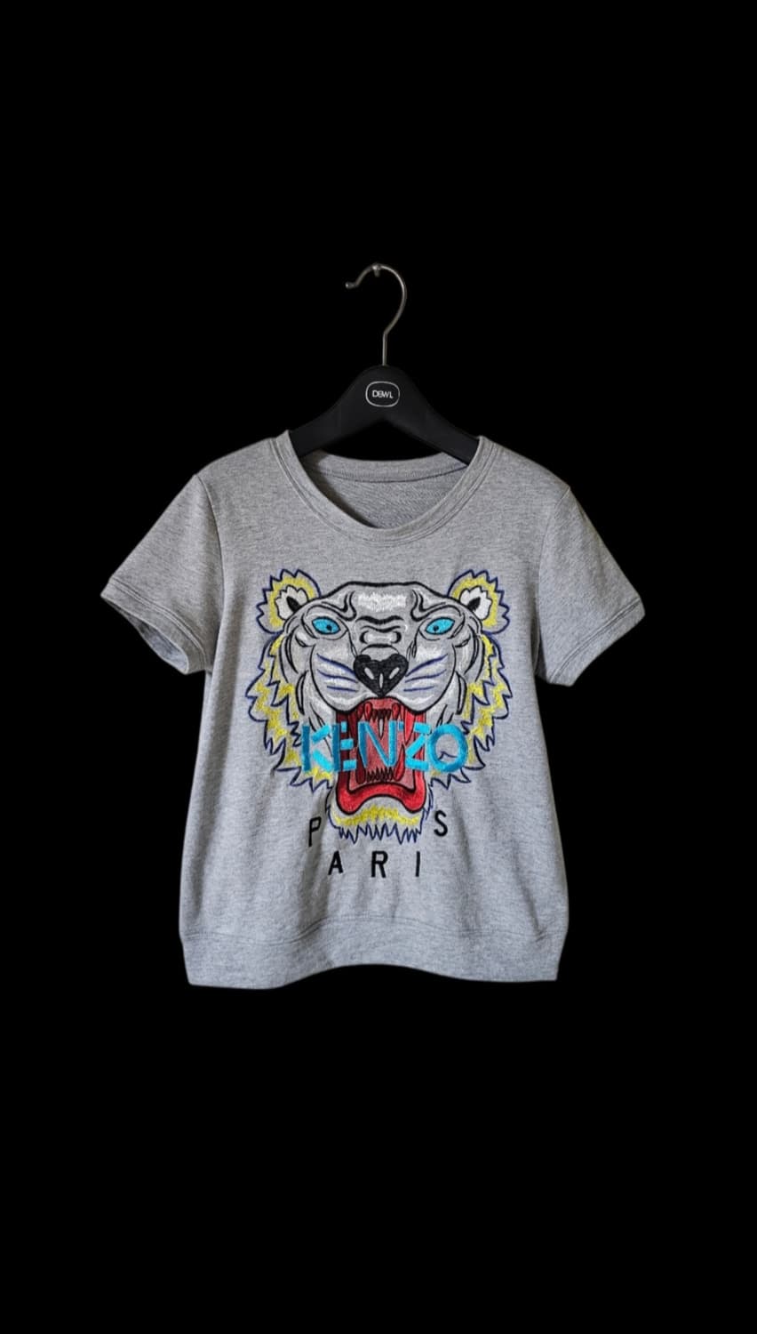 타이거 자수 반팔 여성 티셔츠 상품이미지1