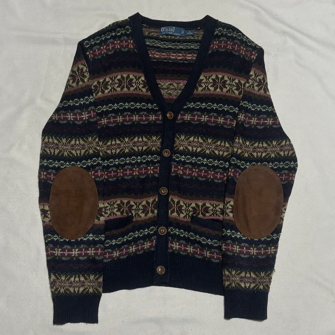M 폴로랄프로렌 페어아일 암스웨이드 가디건 상품이미지2