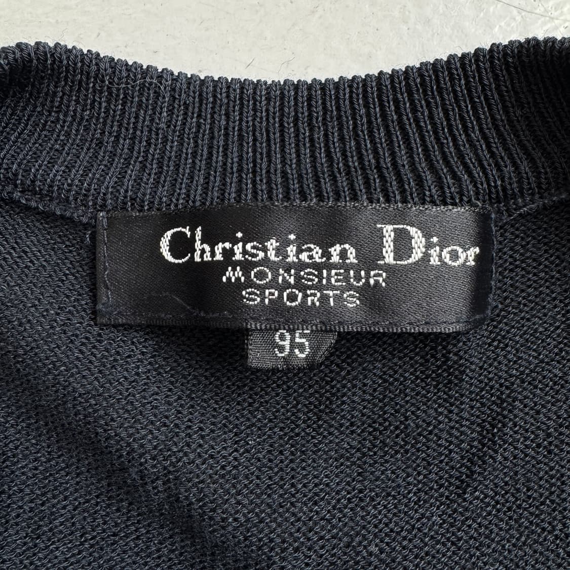 크리스챤 디올 90s 니트 베스트 조끼 상품이미지4