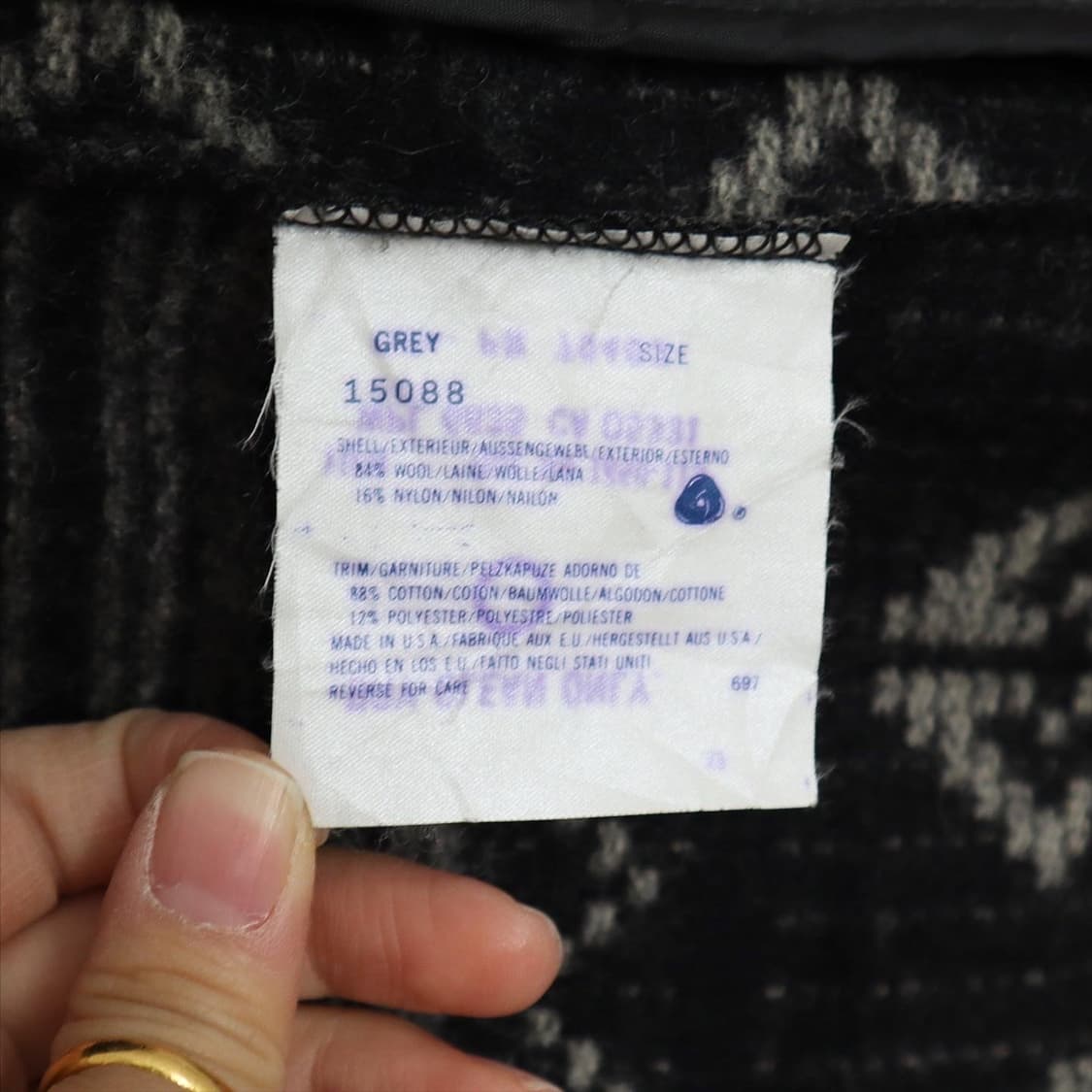 울리치 나바호패턴 울 자켓 상품이미지8