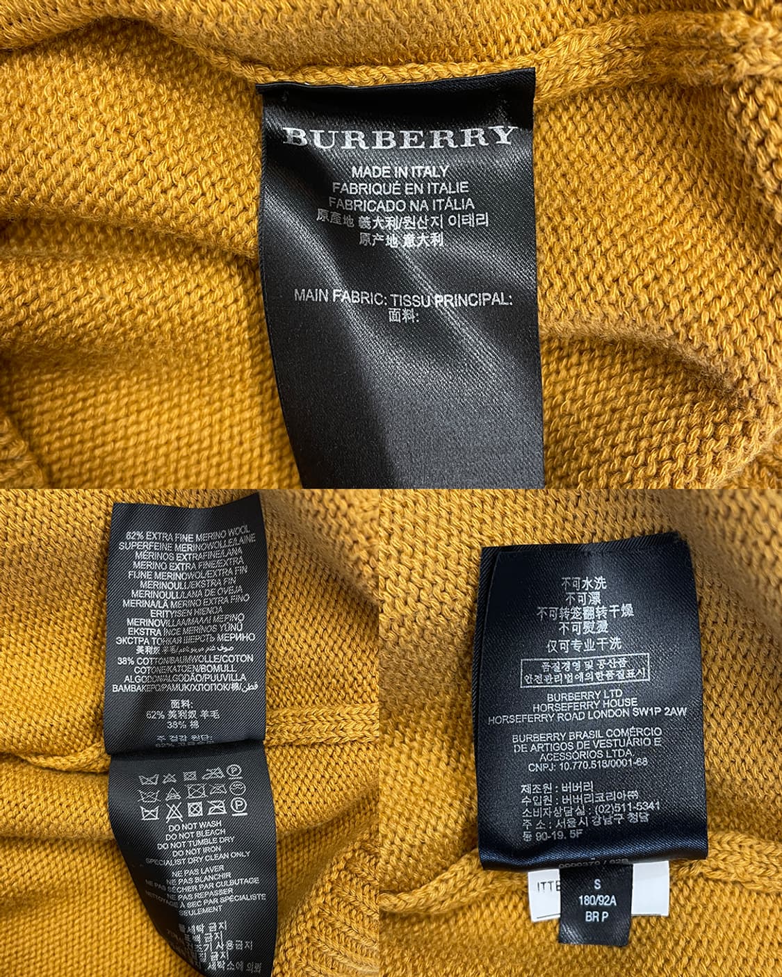 버버리 프로섬 by 크리스토퍼 베일리 12SS 에스닉 V넥 스웨터 상품이미지9