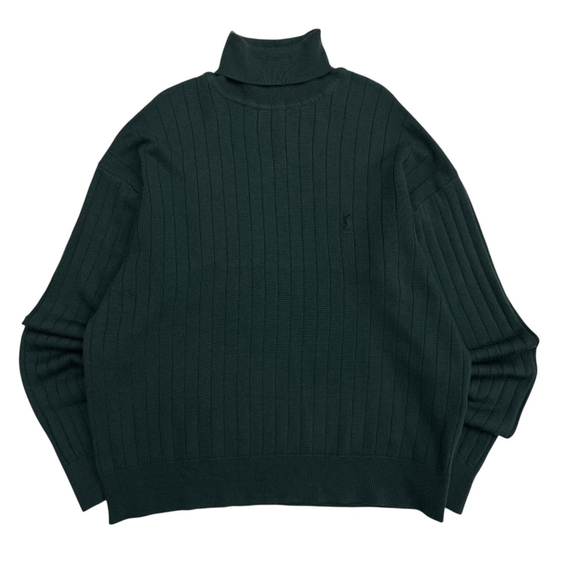 입생로랑 미니로고 딥그린 폴라니트 상품이미지2