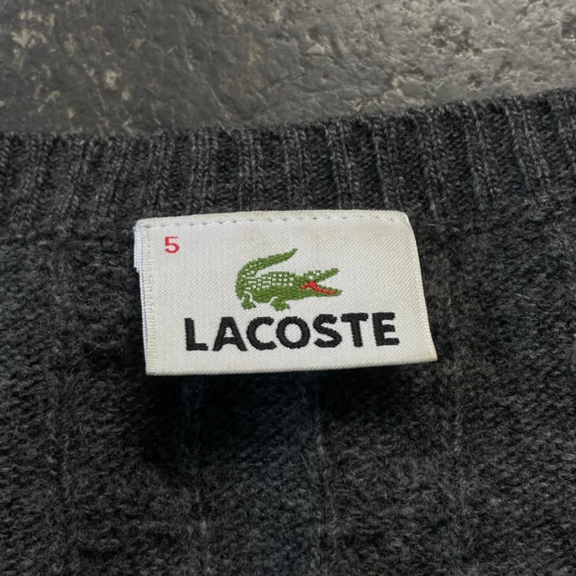 100 라코스테 케이블 니트  상품이미지3