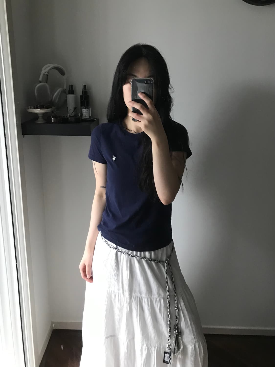 폴로 랄프로렌 포니로고 네이비 반팔티 상품이미지3