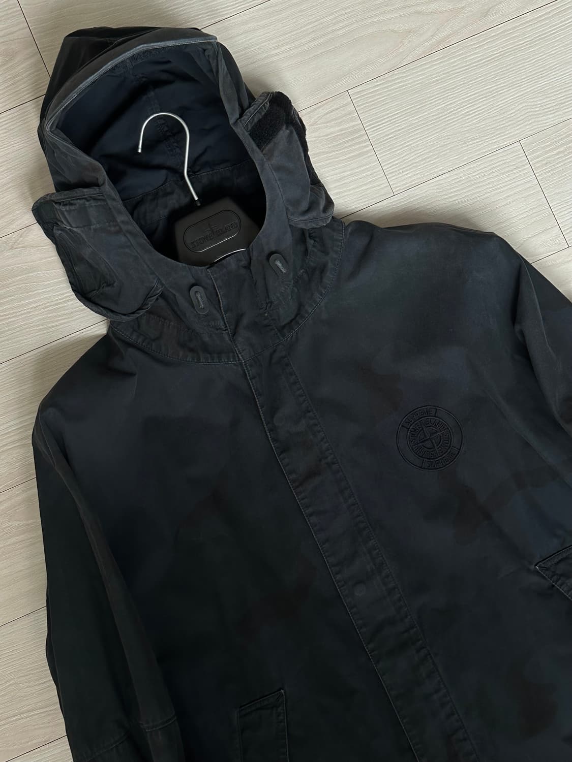 스톤아일랜드 x 슈프림 라이엇 마스크 카모 자켓 M(105) 상품이미지6