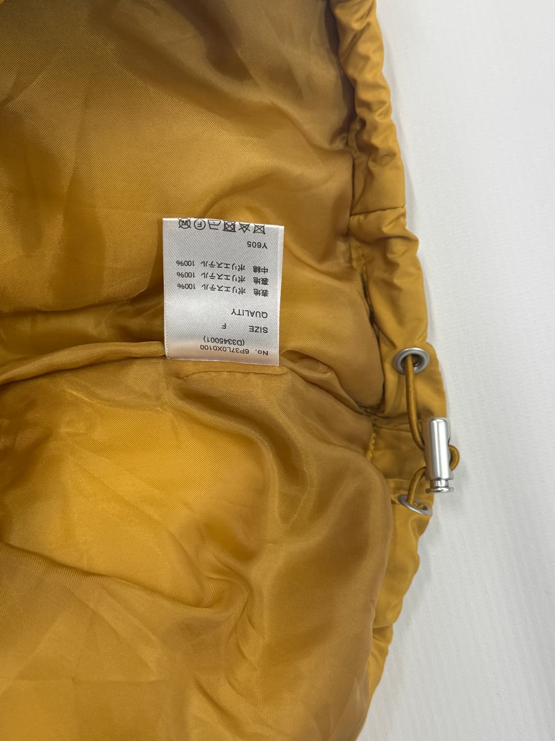 Petit Fleur 머스타드 겨자 크롭 러블리 데코라 괴짜 패딩조끼 상품이미지5