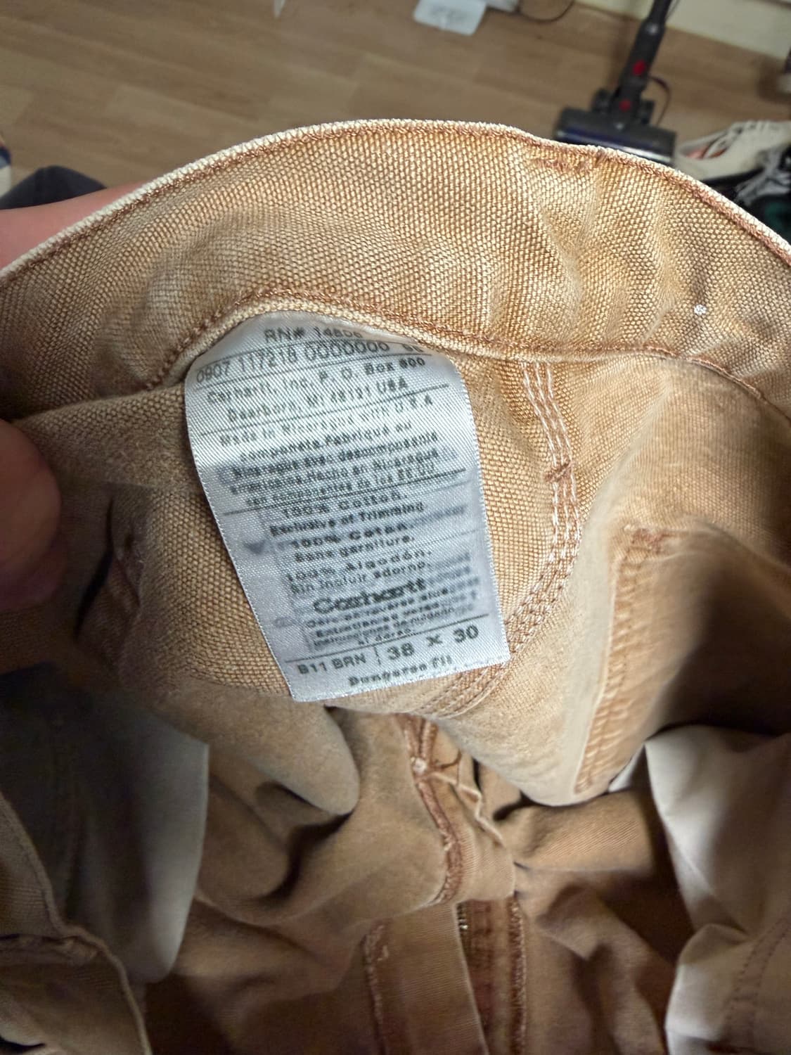 칼하트 워크팬츠 더블니  상품이미지6