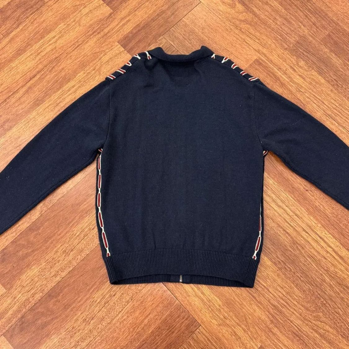 S 디스이즈네버댓 디네댓 체인 집업 폴로 니트 가디건  상품이미지2